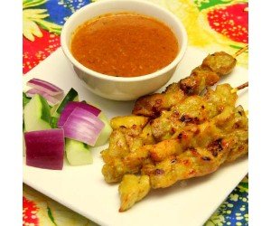 Satay Skewer Beef or Chicken (4)